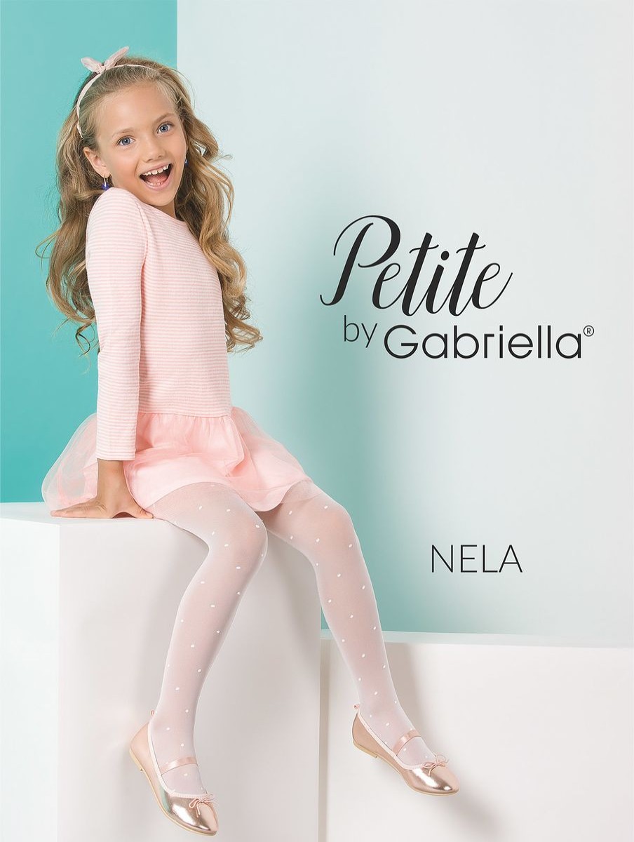 Gabriella Kinderstrumpfhose Nela Bianco Mit Muster