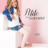 Gabriella Kinderstrumpfhose Pipi Bianco/Ink Mit Muster