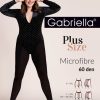 Gabriella Strumpfhose Microfibre Plus Size 60 Den Plus Size