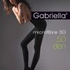 Gabriella Strumpfhose Microfibre 3D 50 Den Nero Strumpfhosen