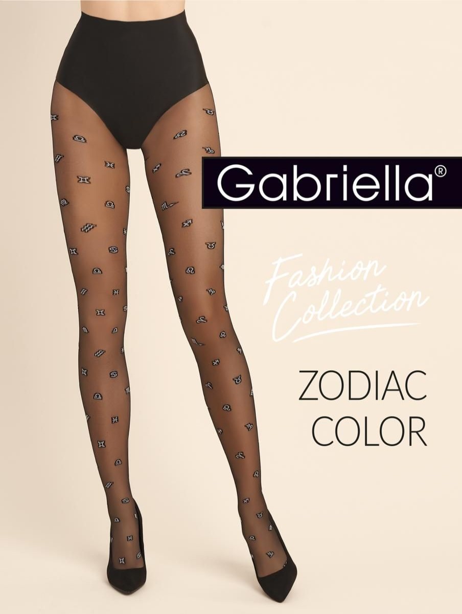 Gabriella Strumpfhosen Zodiac Color Nero/Color Strumpfhosen