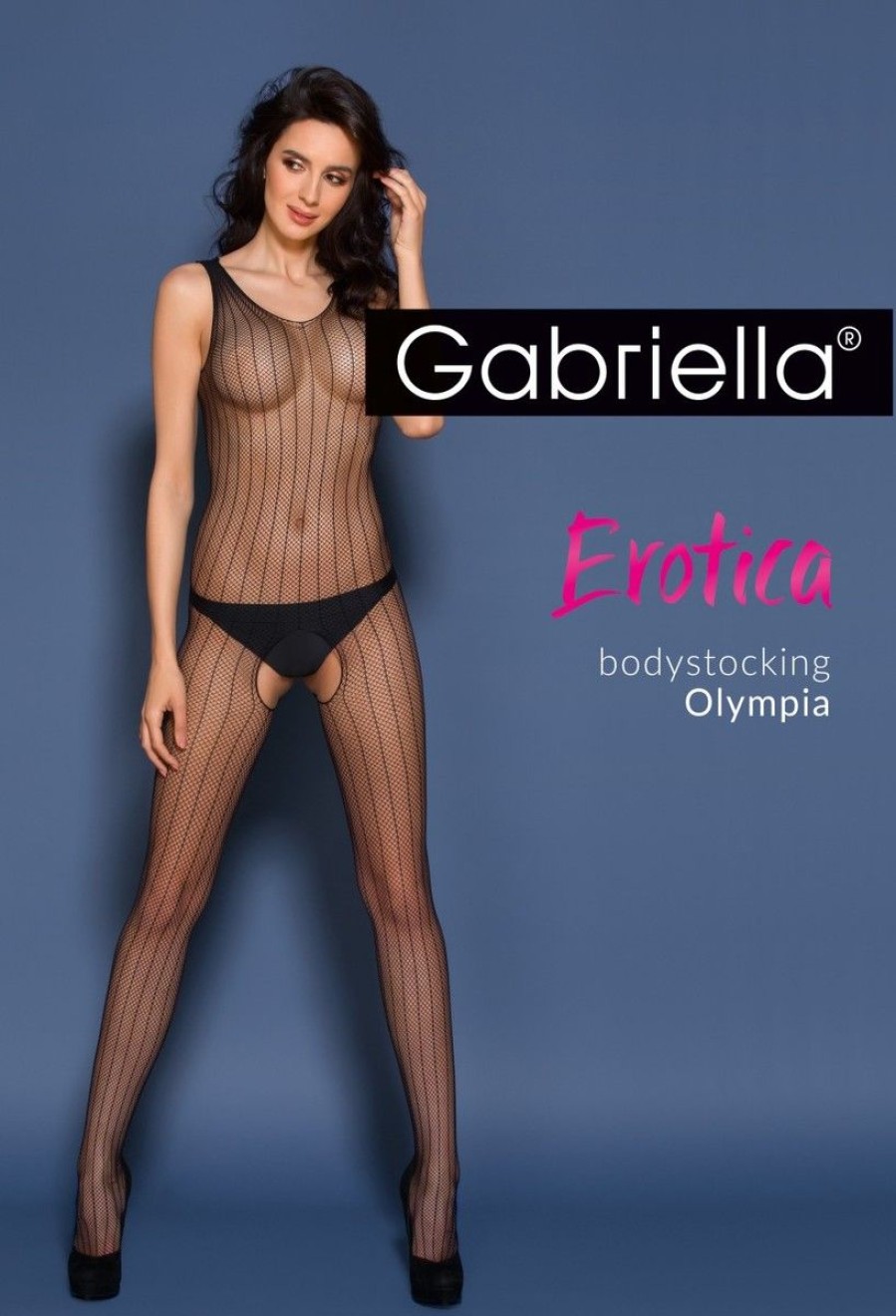 Gabriella Bodystocking Olympia Nero Bodystocking