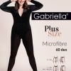 Gabriella Strumpfhose Microfibre Plus Size 60 Den Klassische Blickdichte Strumpfhosen