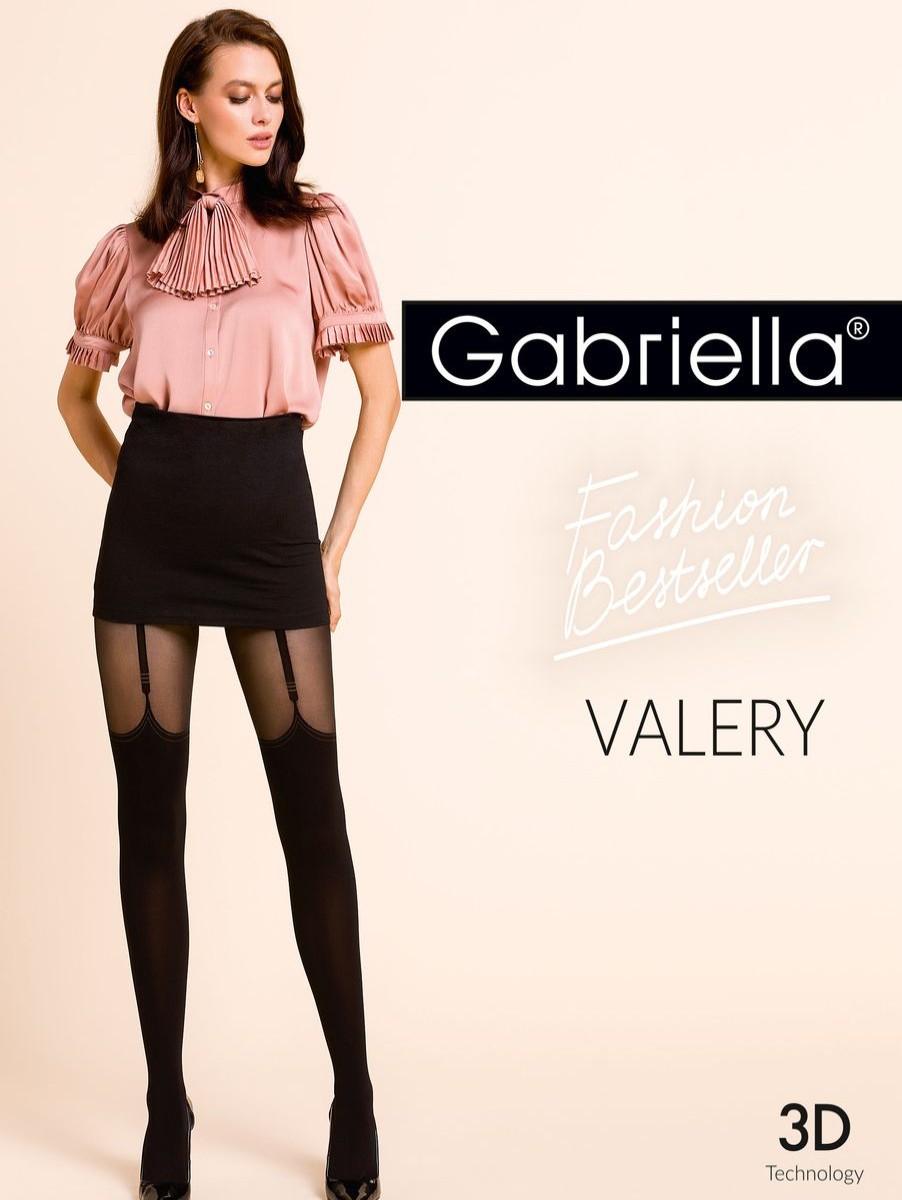 Gabriella Strumpfhose Valery Nero Strumpfhosen