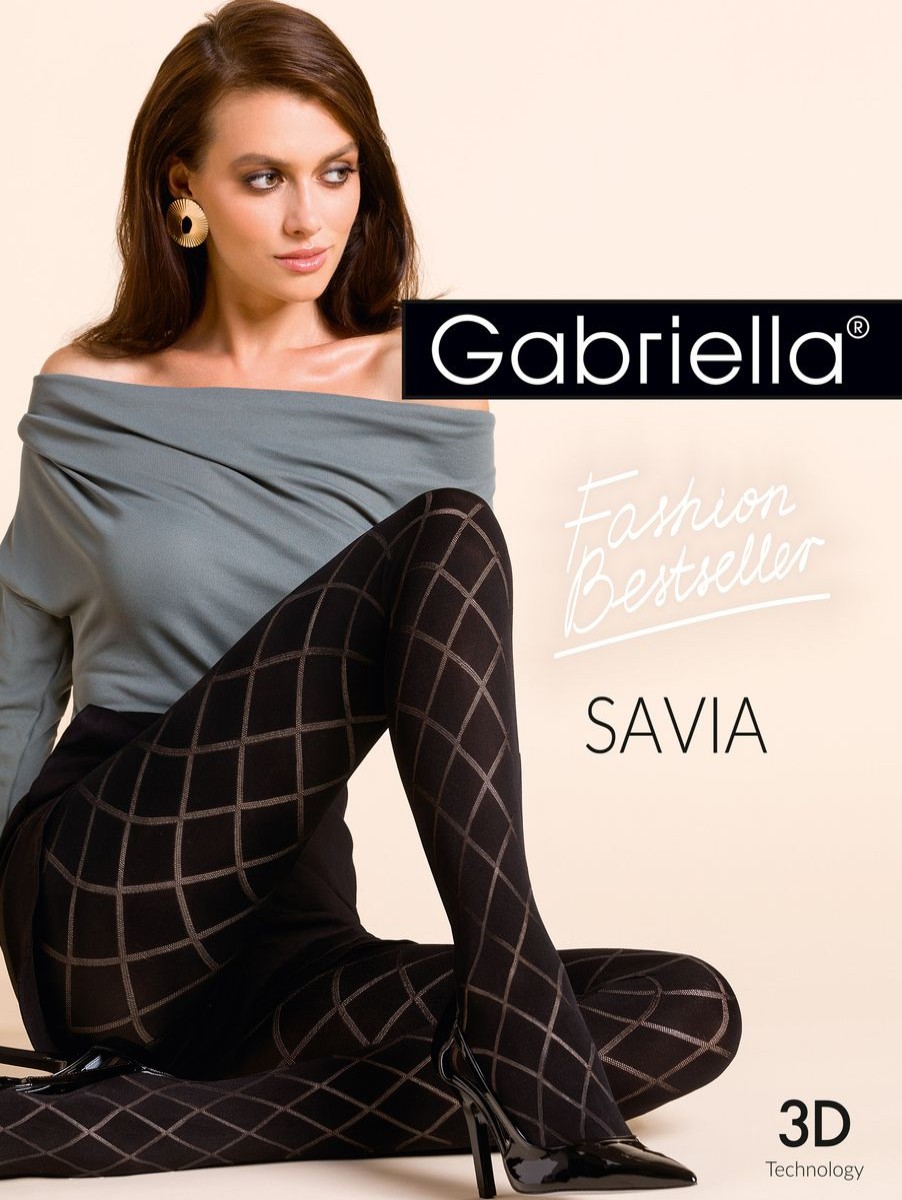 Gabriella Strumpfhose Savia Nero Strumpfhosen