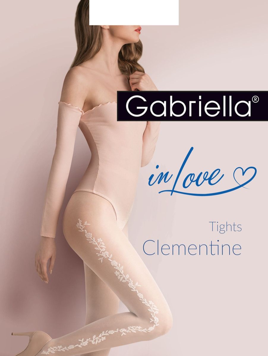 Gabriella Strumpfhose Clementine Hochzeitsstrumpfhosen