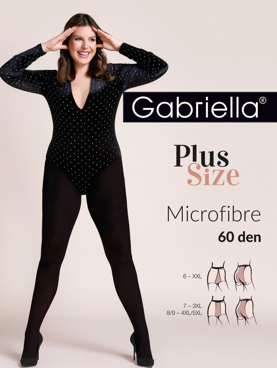 Gabriella Strumpfhose Microfibre Plus Size 60 Den Mehr Klassische